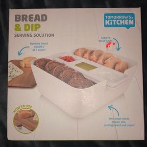 Bread and dip serving set